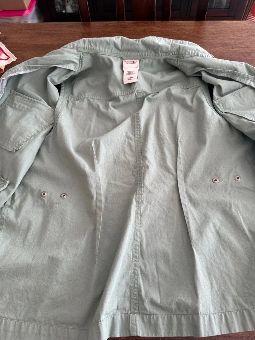 Scandia Woods cotton snap button utility vest